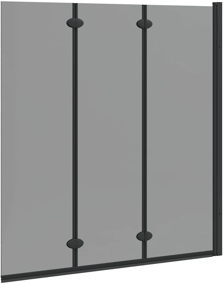 Dušo kabineto uždanga Juoda 130 x 138 cm