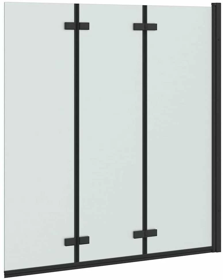 Sulankstoma dušo kabina Juoda 130 x 138 cm