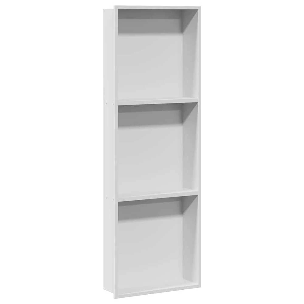 Dušo niša Balta 90 x 30 x 9,5 cm Nerūdijantis plienas
