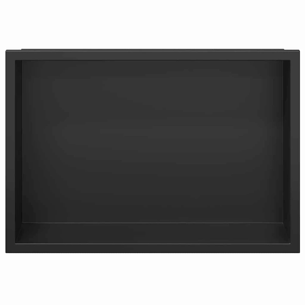 Dušo niša Juoda 30 x 20 x 9,5 cm Nerūdijantis plienas