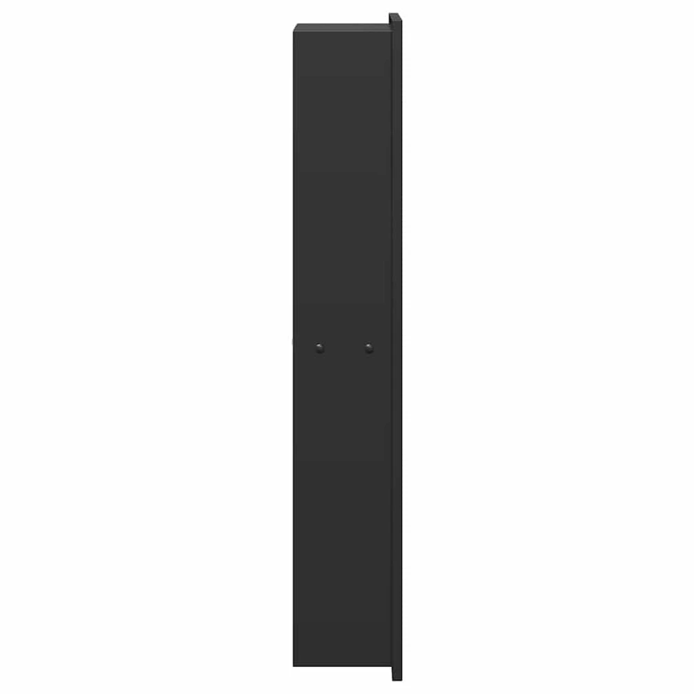 Dušo niša Juoda 60 x 20 x 9,5 cm Nerūdijantis plienas