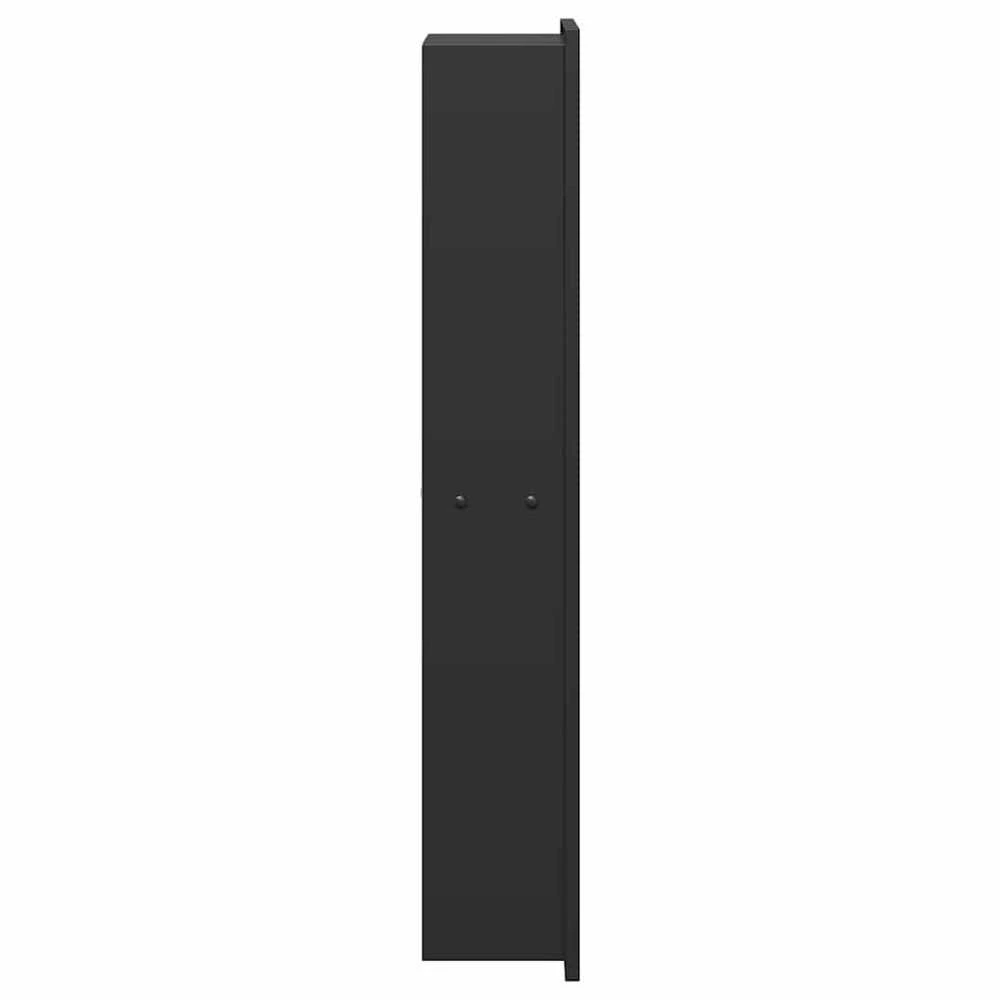 Dušo niša Juoda 60 x 20 x 9,5 cm Nerūdijantis plienas