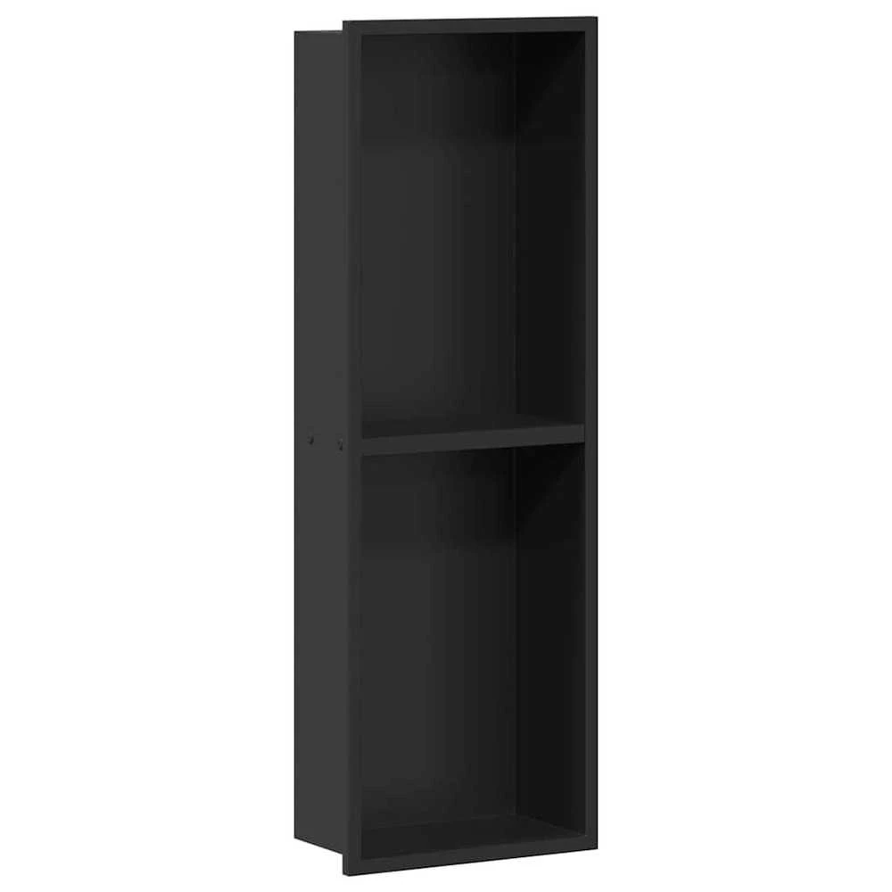 Dušo niša Juoda 60 x 20 x 9,5 cm Nerūdijantis plienas