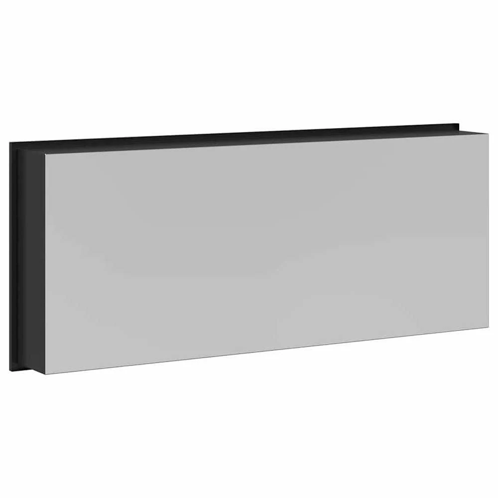 Dušo niša Juoda 75 x 30 x 9,5 cm Nerūdijantis plienas