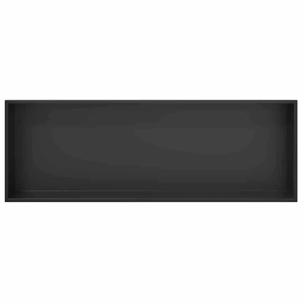 Dušo niša Juoda 90 x 30 x 9,5 cm Nerūdijantis plienas