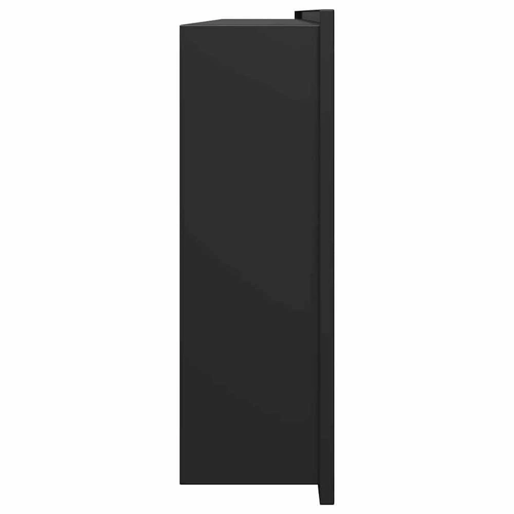 Dušo niša Juoda 90 x 30 x 9,5 cm Nerūdijantis plienas