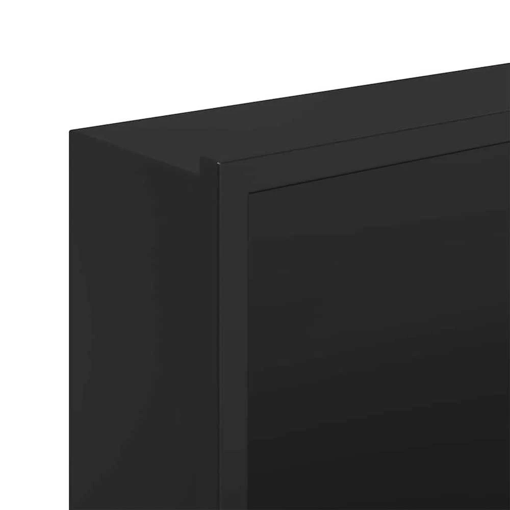 Dušo niša Juoda 92 x 32 x 10 cm Nerūdijantis plienas