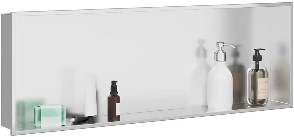 Dušo niša Sidabrinė 90 x 30 x 9,5 cm Nerūdijantis plienas