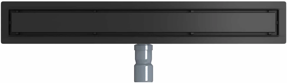 Dušo nuotekų 2-in-1 su 360° sifonu Juoda 70 cm