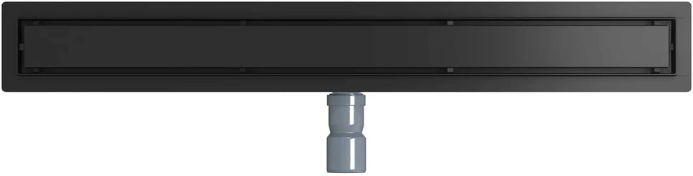 Dušo nuotekų 2-in-1 su 360° sifonu Juoda 80 cm