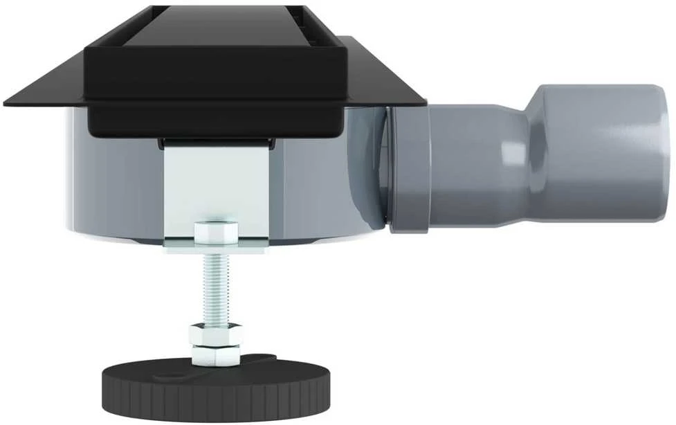 Dušo nuotekų 2-in-1 su 360° sifonu Juoda 60 cm