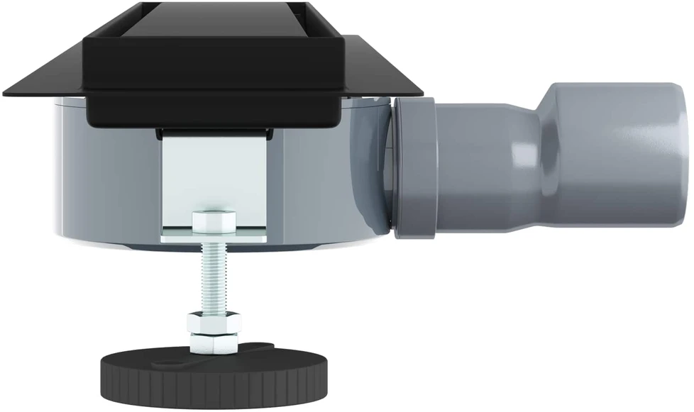 Dušo nuotekų 2-in-1 su 360° sifonu Juoda 50 cm