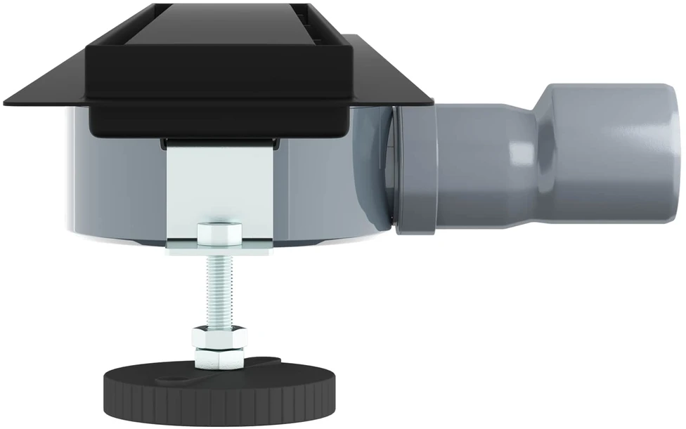 Dušo nuotekų 2-in-1 su 360° sifonu Juoda 60 cm