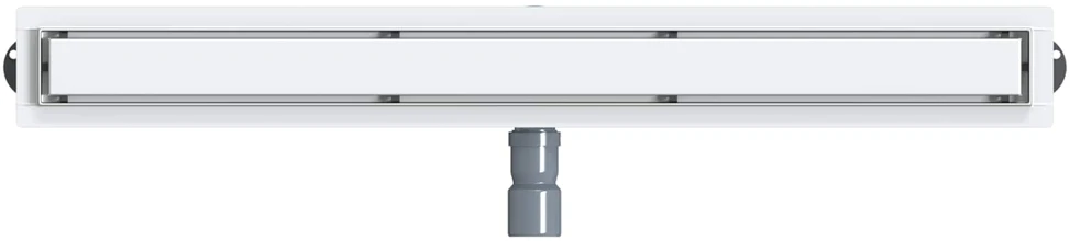 Dušo nuotekų 2-in-1 su 360° sifonu Sidabrinė 90 cm