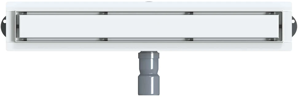 Dušo nuotekų 2-in-1 su 360° sifonu Sidabrinė 60 cm