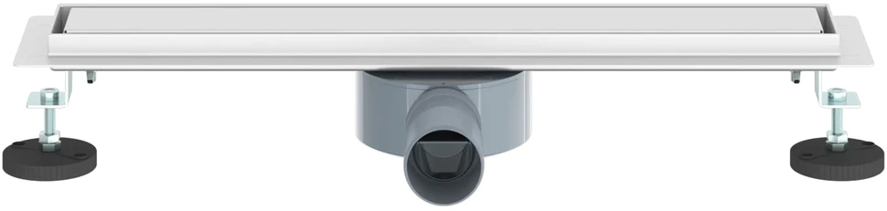 Dušo nuotekų 2-in-1 su 360° sifonu Sidabrinė 54 x 11 x 9,5 cm