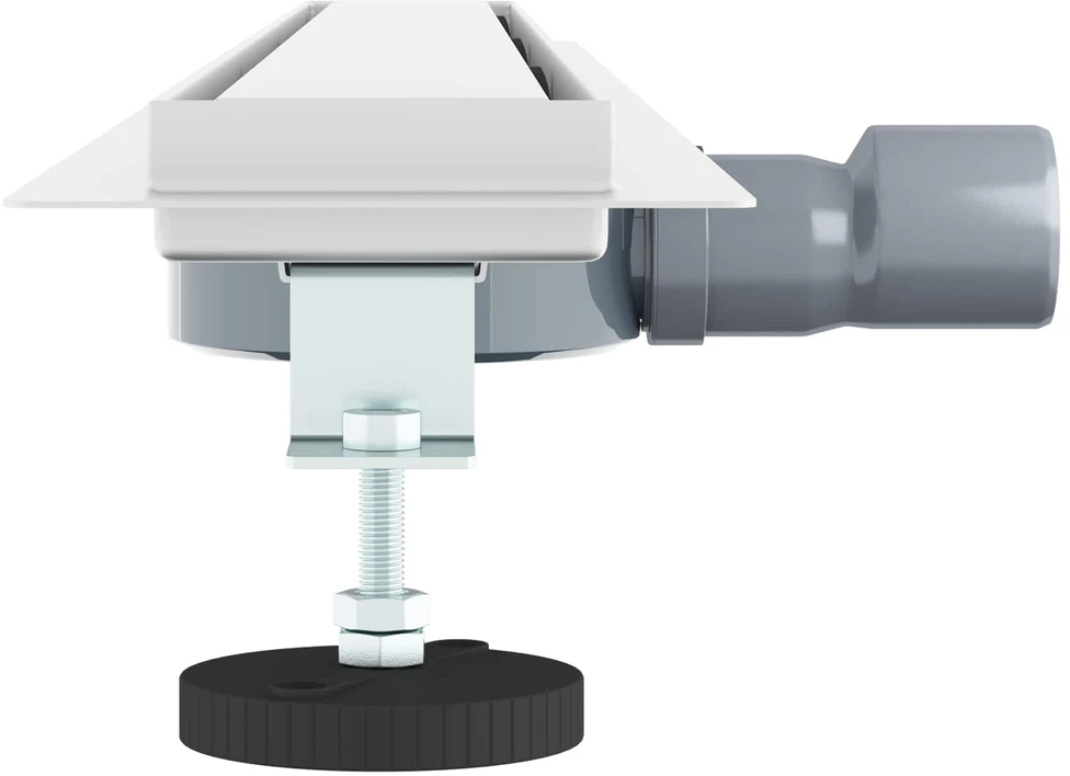 Dušo nuotekų 2-in-1 su 360° sifonu Sidabrinė 90 cm