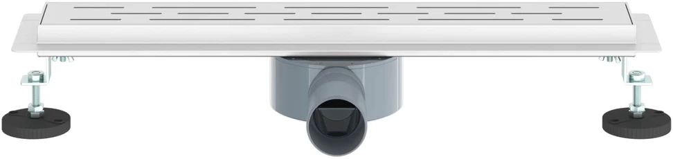 Dušo nuotekų linijinės dizaino su 360° sifonu Sidabrinė 50 cm