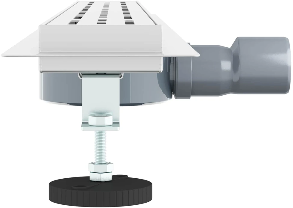 Dušo nuotekų linijinės dizaino su 360° sifonu Sidabrinė 80 cm