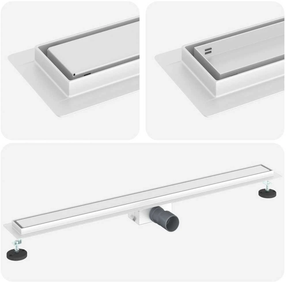 2 viename dušo nutekėjimas Sidabro 100 cm
