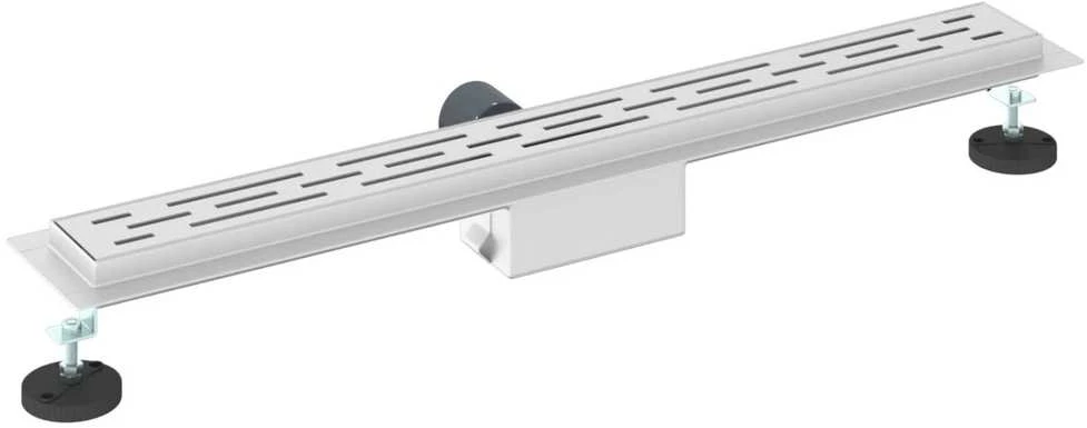 Dušo nutekėjimas su linijiniu dizainu Sidabro 70 cm
