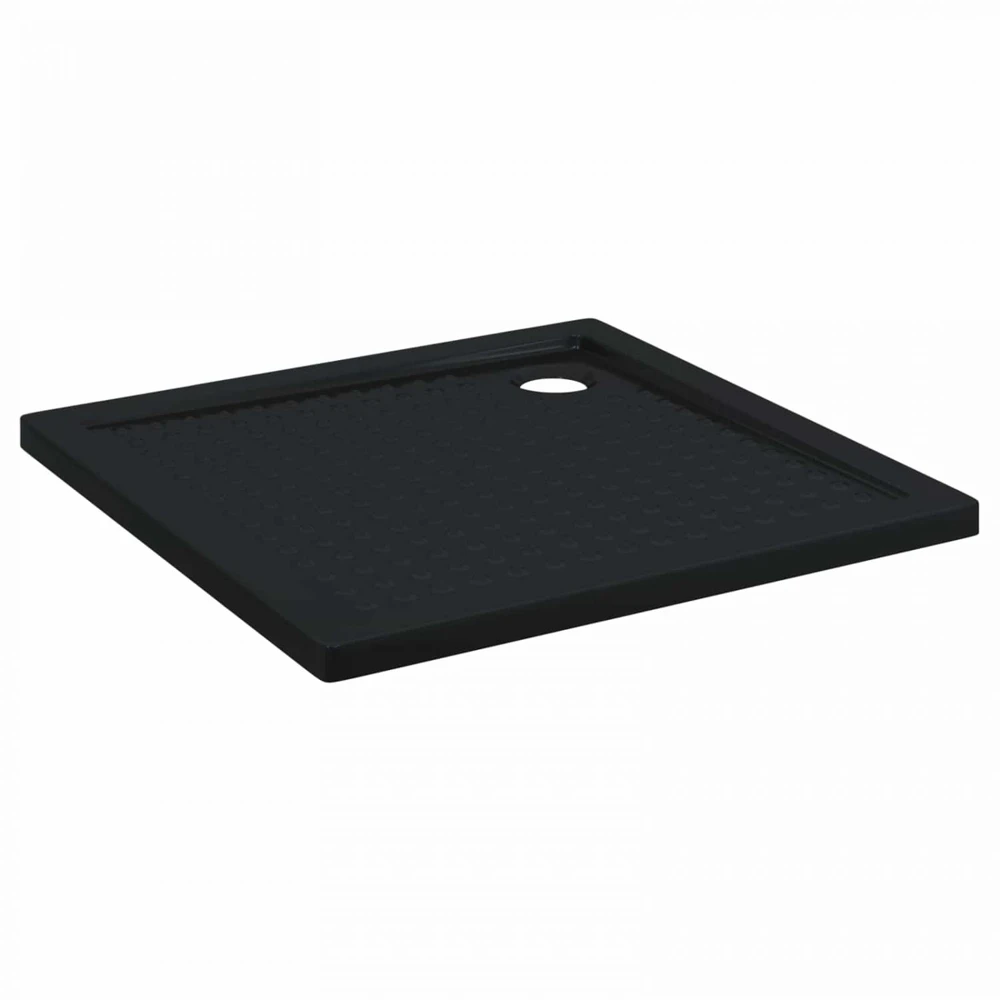Dušo padėklas su taškais 90 x 90 x 4 cm ABS Juoda