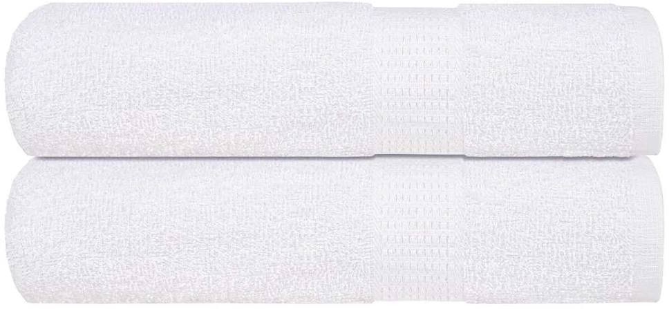 Rankšluostis Dušo rankšluosčiai, FROGN, 2 vnt., balti, 70x140 cm, 360 g/m²