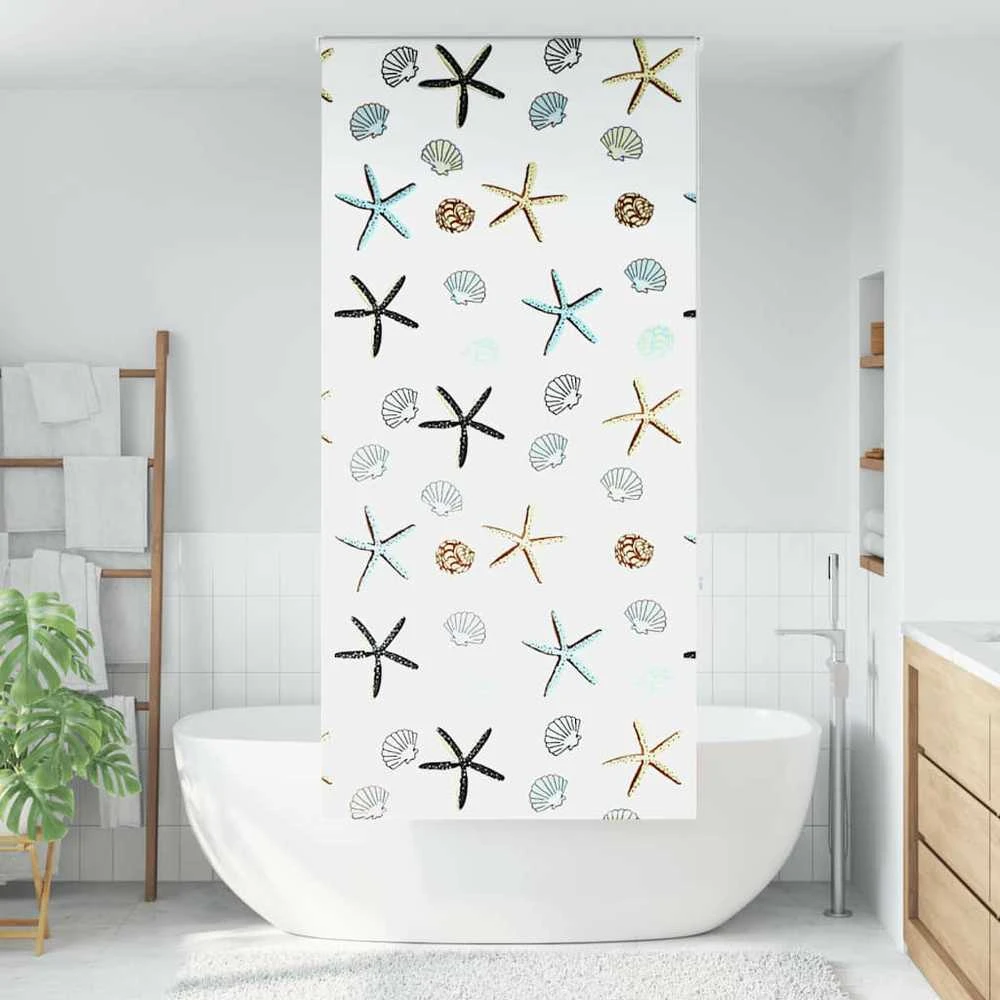 Dušo roletas, 110x240 cm, audinio plotis 106 cm