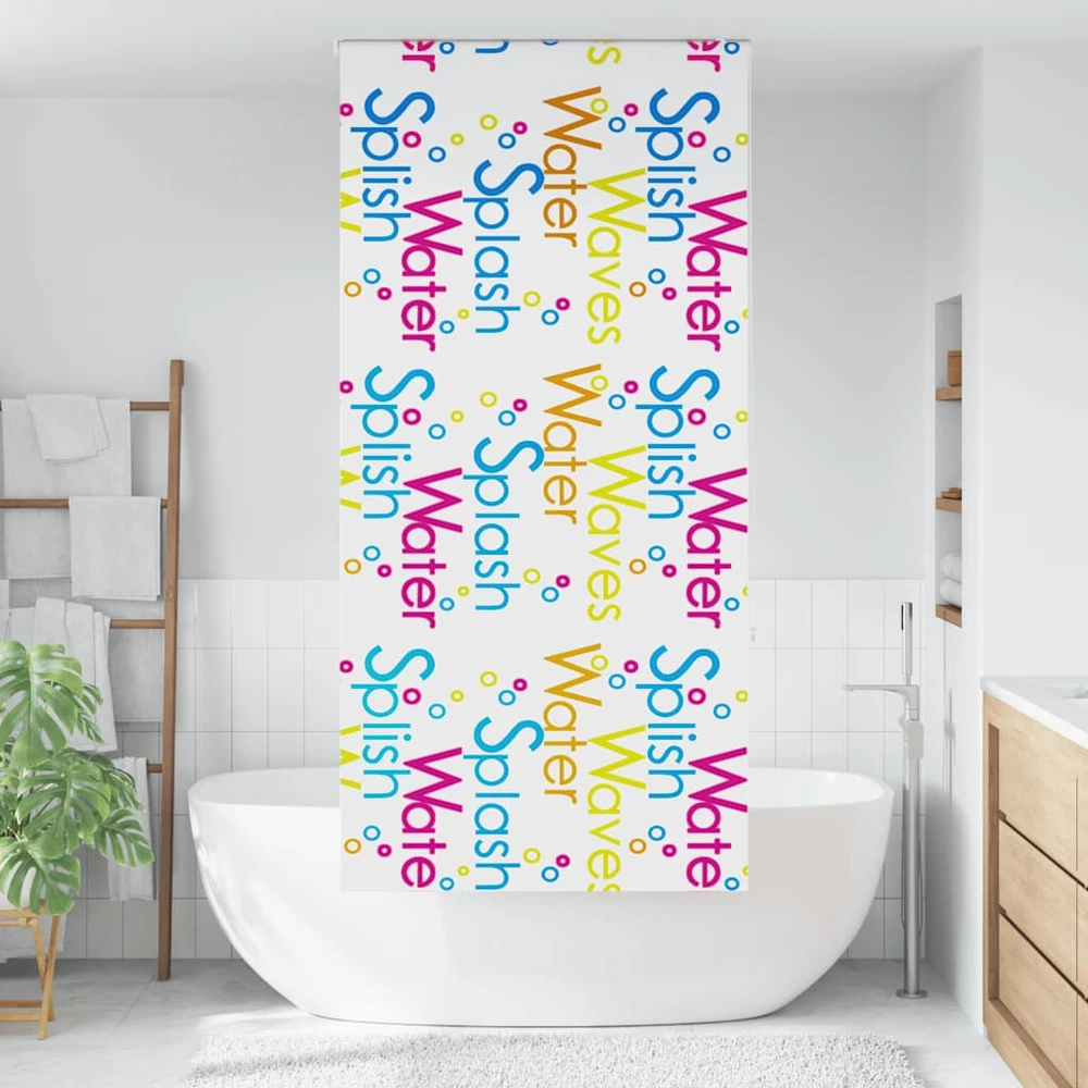 Dušo roletas, 110x240 cm, audinio plotis 106 cm