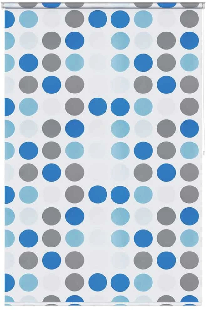 Dušo roletas, 160x240 cm, apskritimų raštas