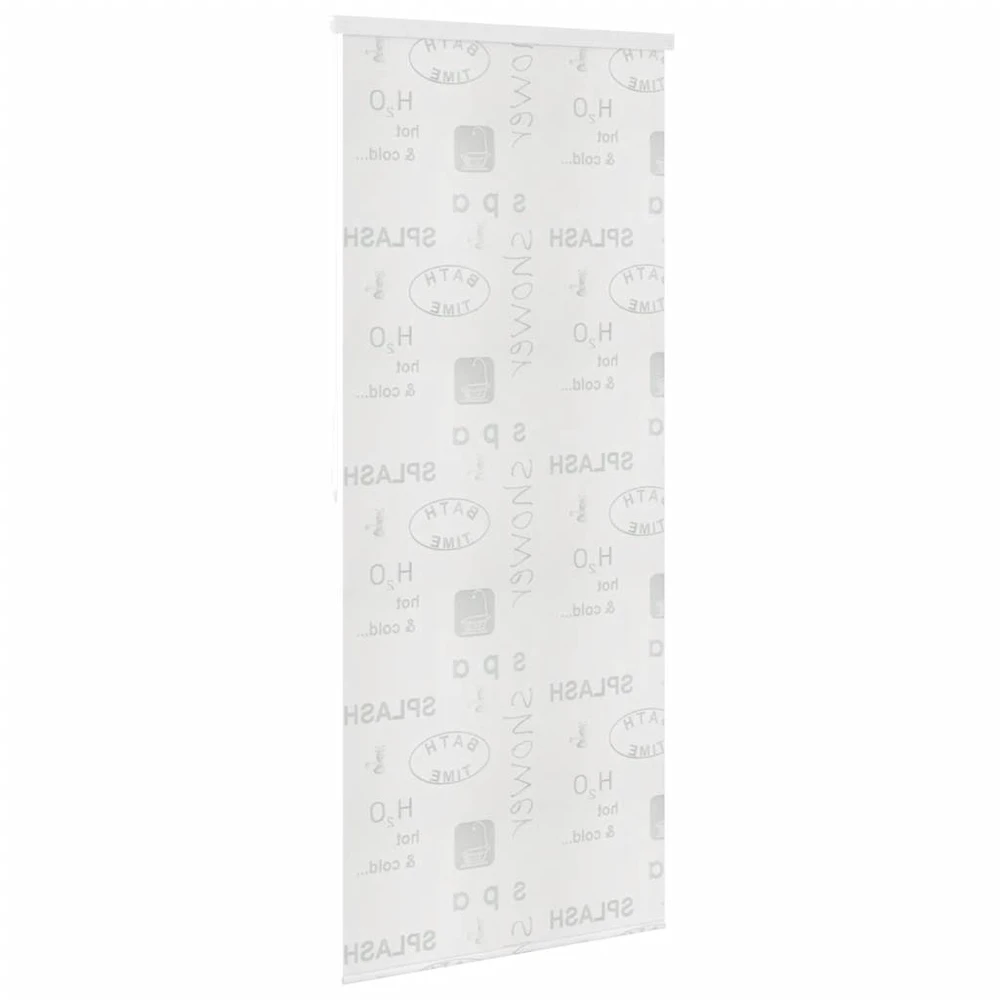 Dušo roletas, 80x240 cm, su užrašais
