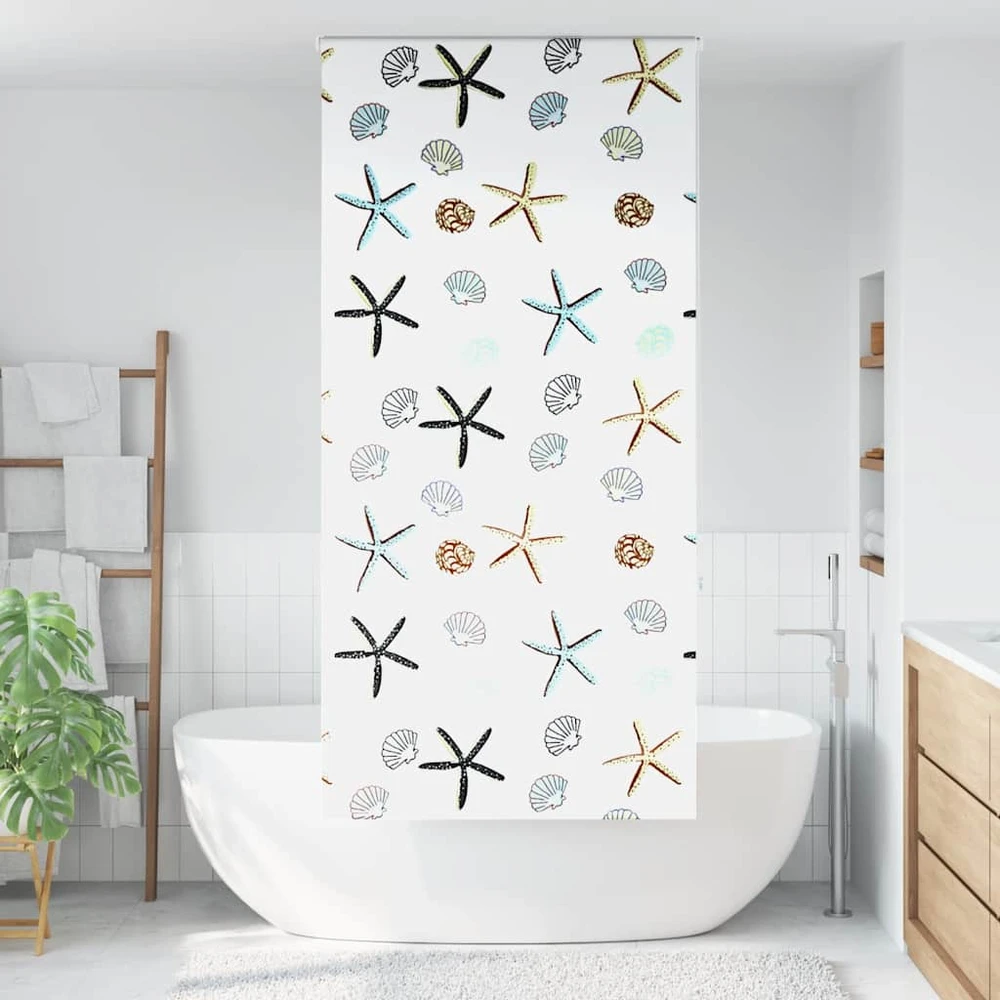 Dušo roletas, 90x240 cm, audinio plotis 86 cm