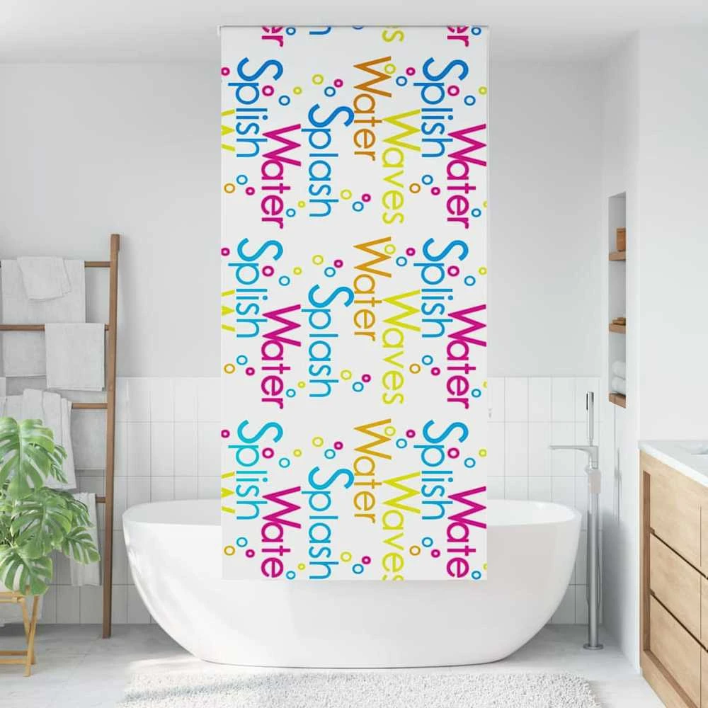Dušo roletas, 90x240 cm, audinio plotis 86 cm