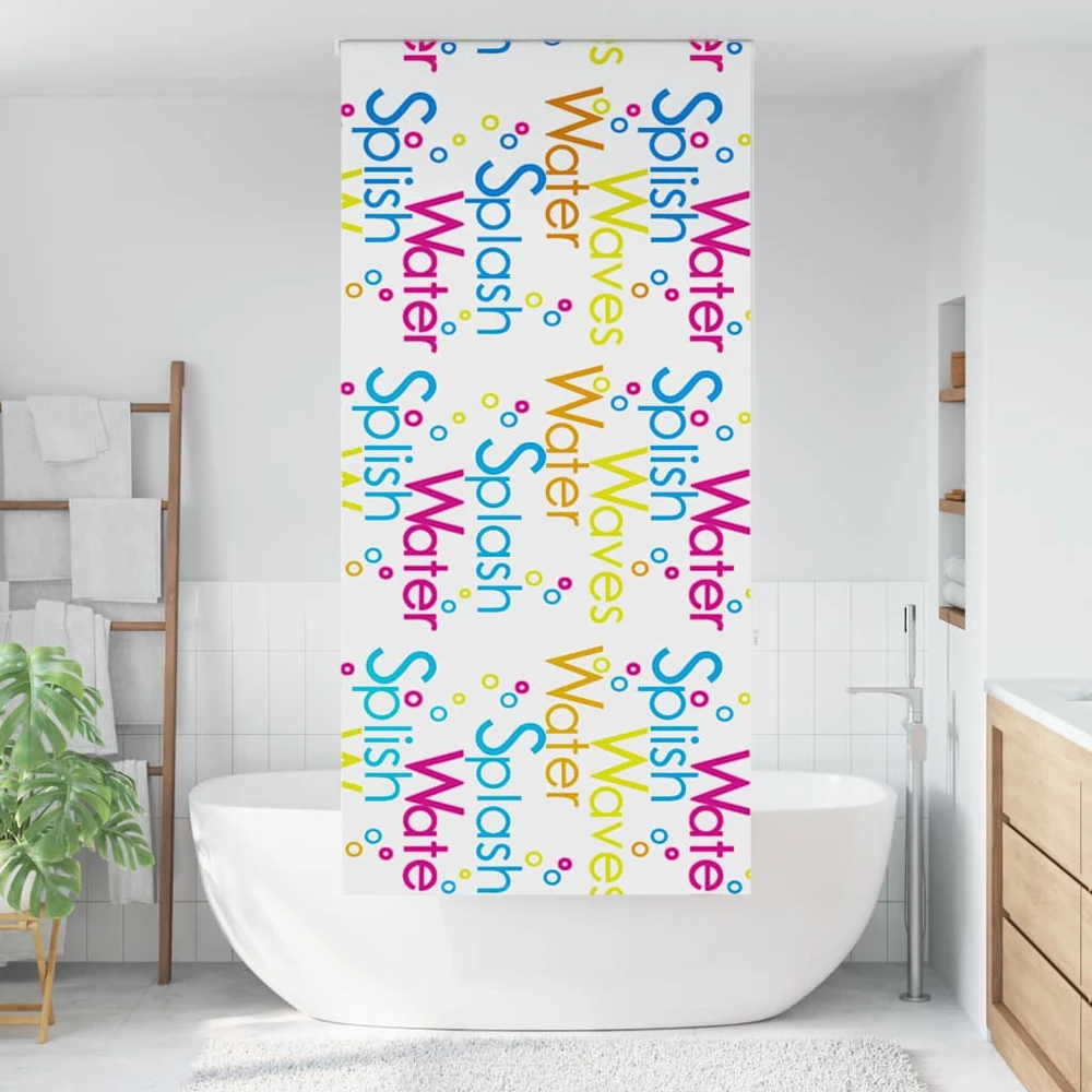 Dušo roletas, 90x240 cm, audinio plotis 86 cm