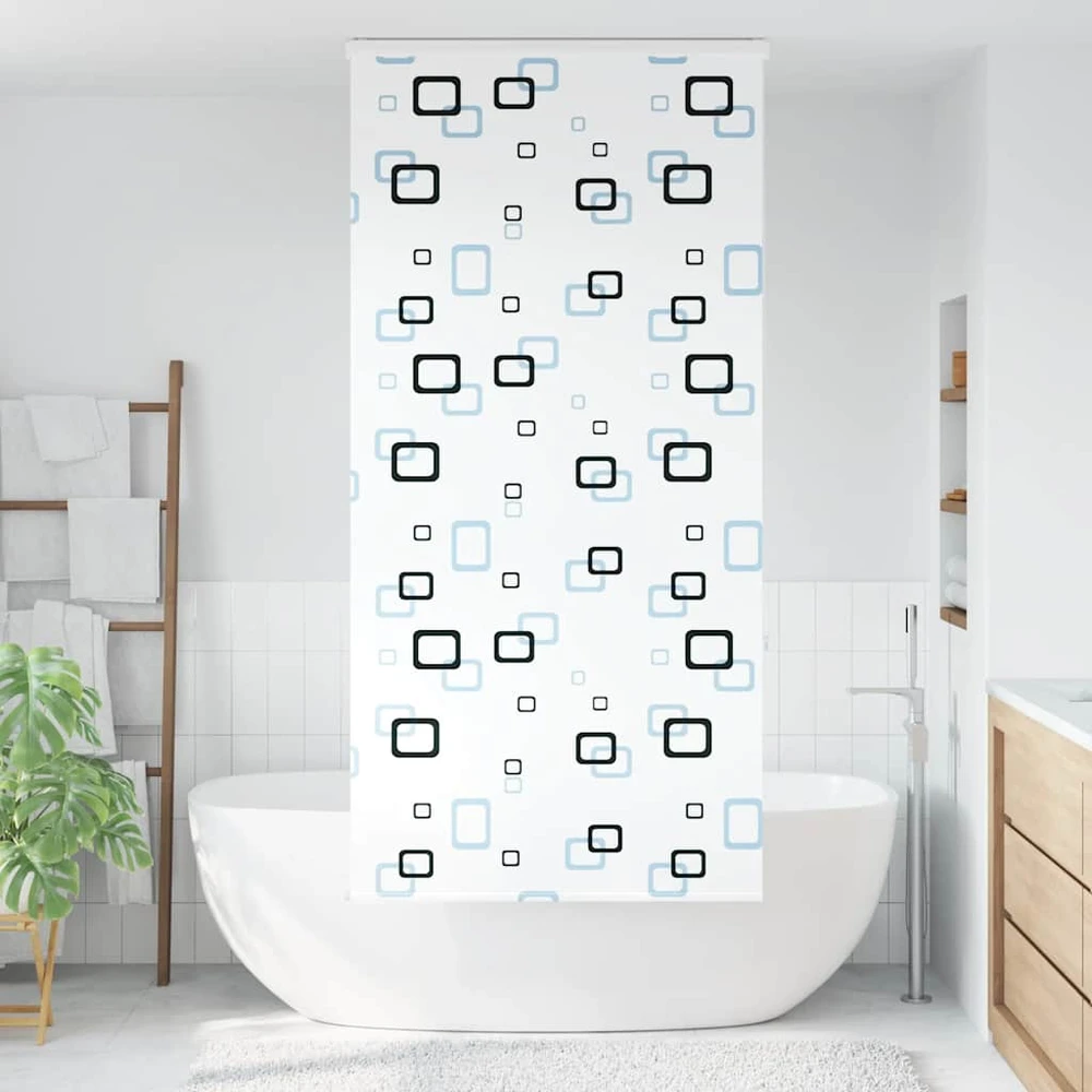 Dušo roletas su kasete, 110x240 cm, audinio plotis 106 cm