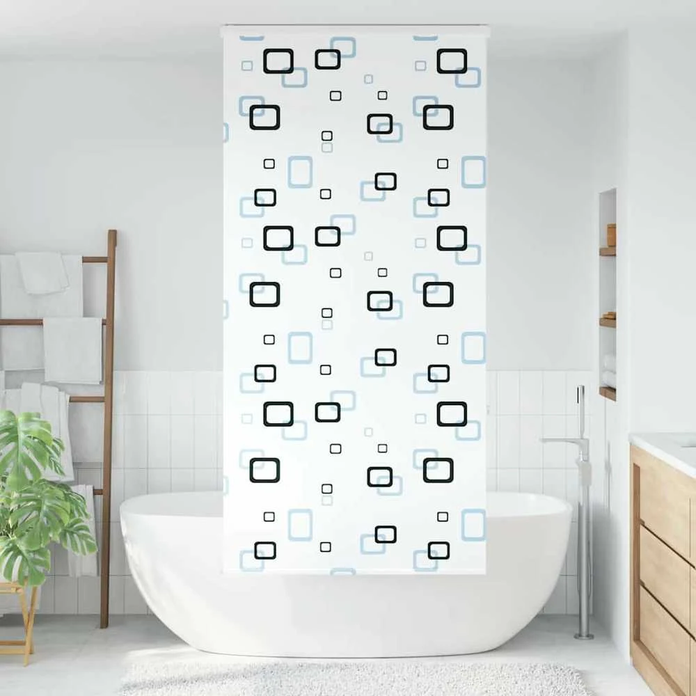 Dušo roletas su kasete, 110x240 cm, audinio plotis 106 cm