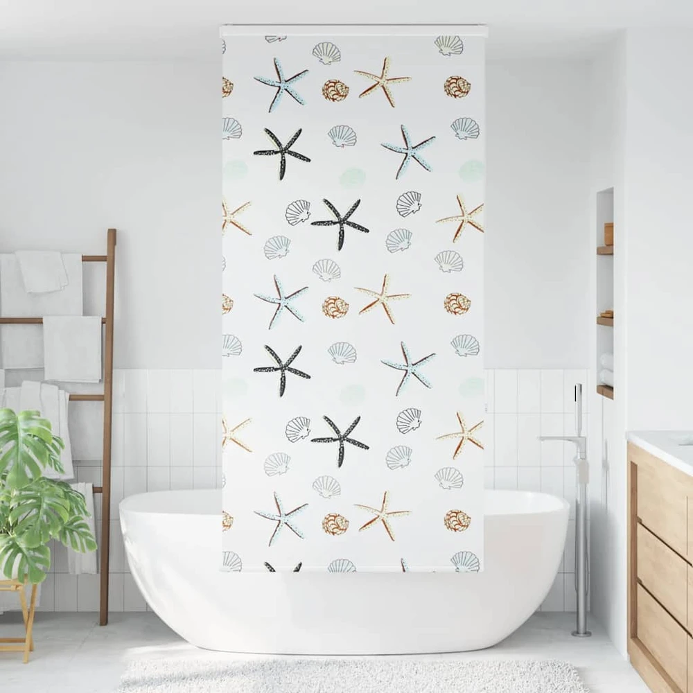 Dušo roletas su kasete, 110x240 cm, audinio plotis 106 cm