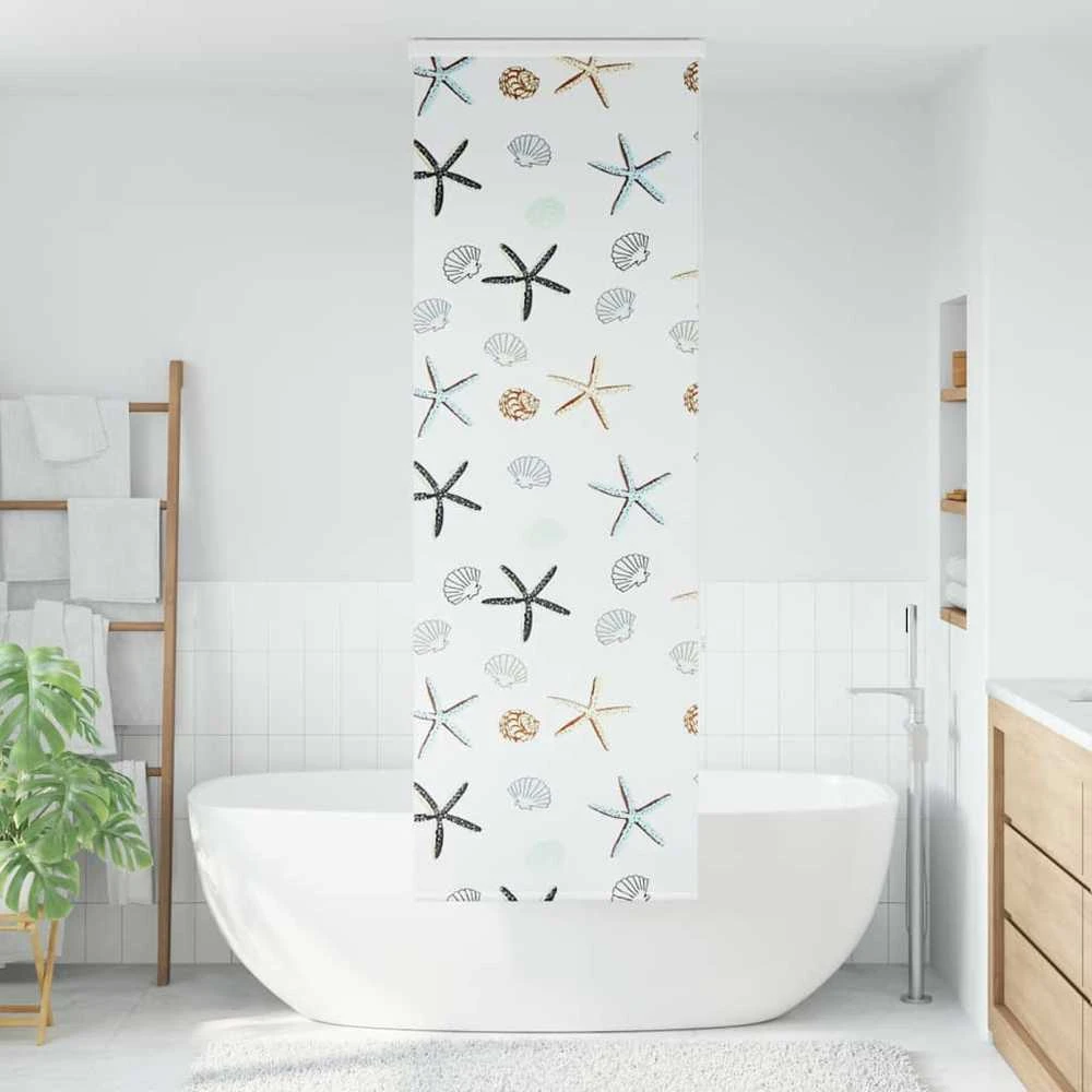 Dušo roletas su kasete, 80x240 cm, audinio plotis 76 cm