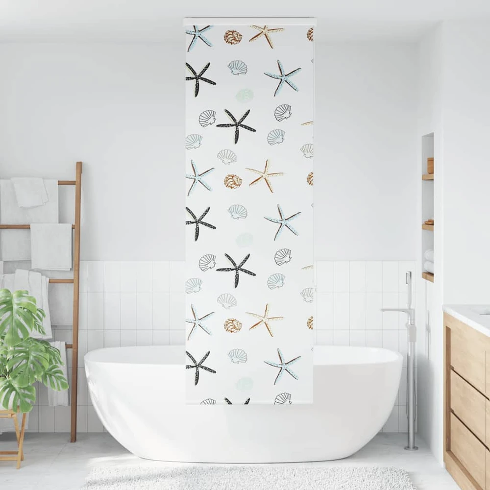 Dušo roletas su kasete, 80x240 cm, audinio plotis 76 cm