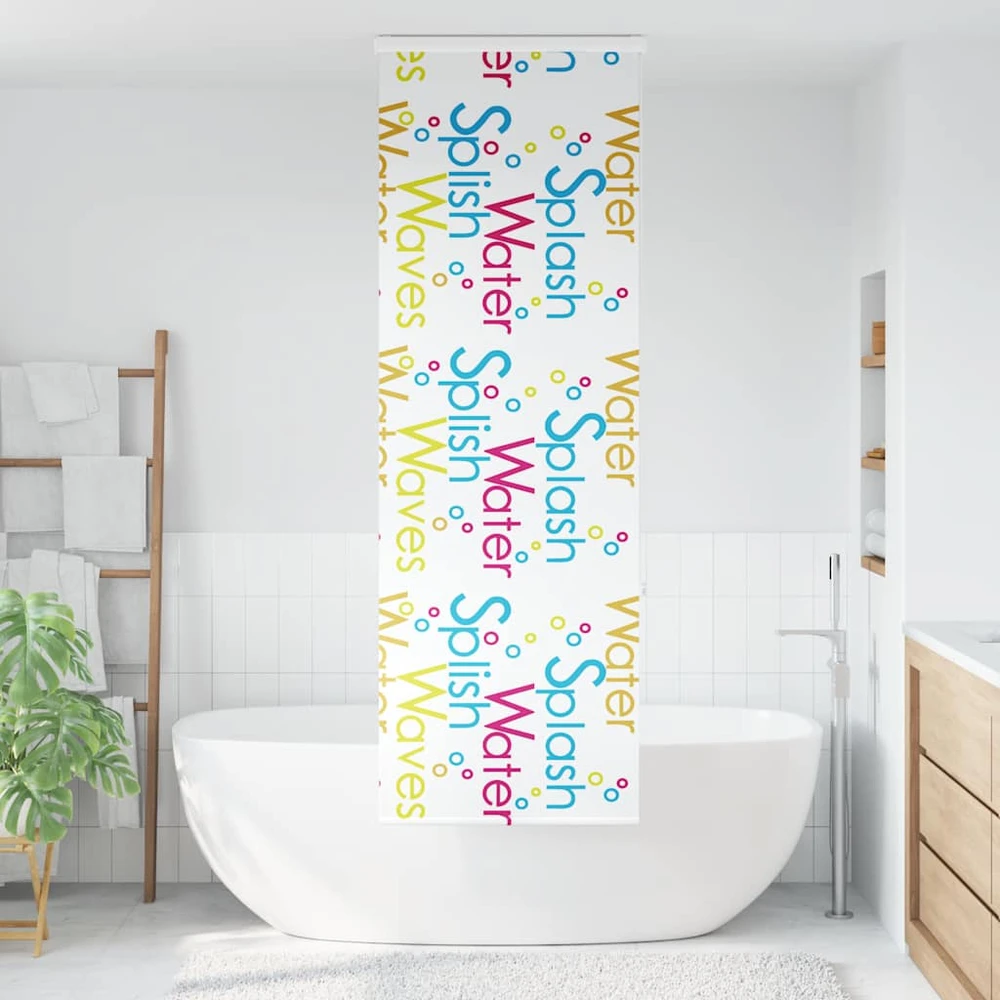 Dušo roletas su kasete, 80x240 cm, audinio plotis 76 cm