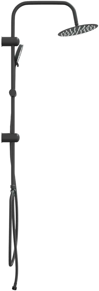 Dušo Sistema Juoda 47 x 20 x 95 cm Nerūdijantis plienas