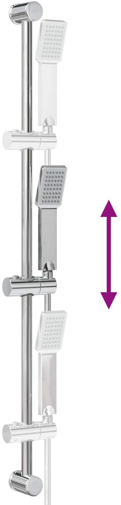 Dušo sistemos rinkinys Chromo 100 cm Nerūdijantis plienas