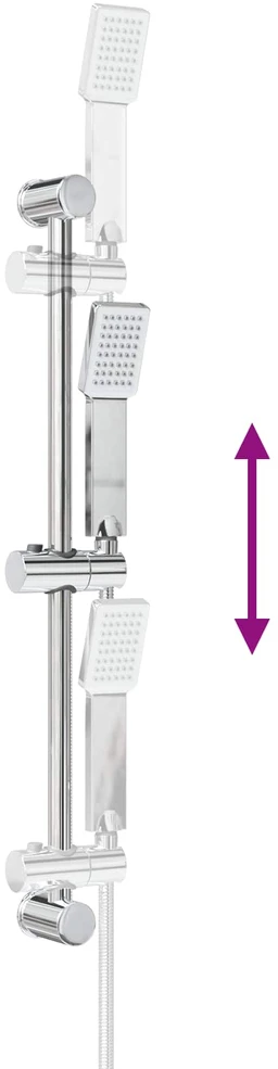 Dušo sistemos rinkinys Chromo 70 cm Nerūdijantis plienas