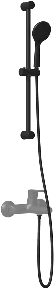 Dušo sistemos rinkinys Juoda 70 cm Nerūdijantis plienas