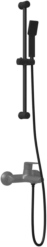 Dušo sistemos rinkinys Juoda 70 cm Nerūdijantis plienas