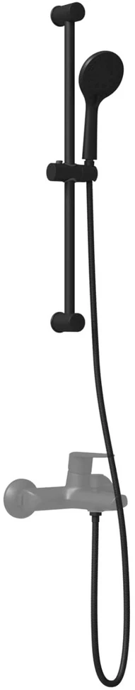 Dušo sistemos rinkinys Juoda 70 cm Nerūdijantis plienas