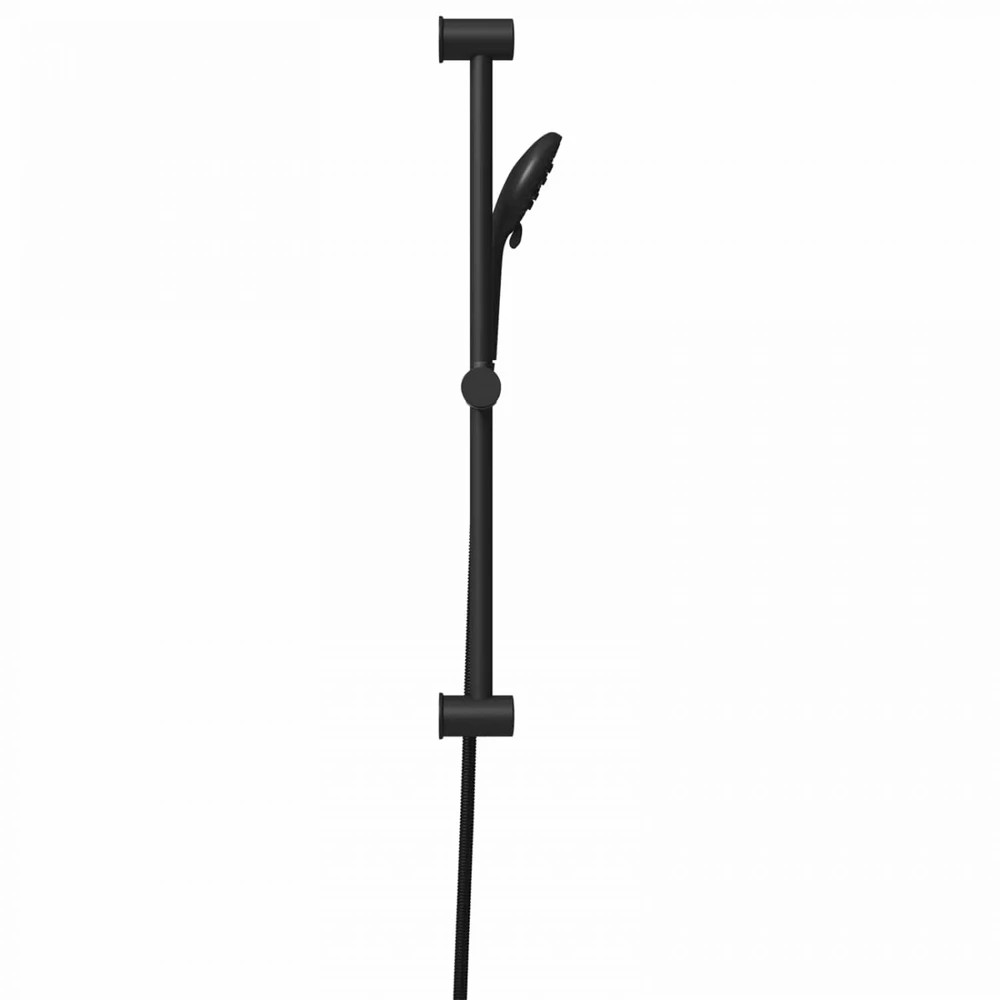 Dušo sistemos rinkinys Juoda 70 cm Nerūdijantis plienas
