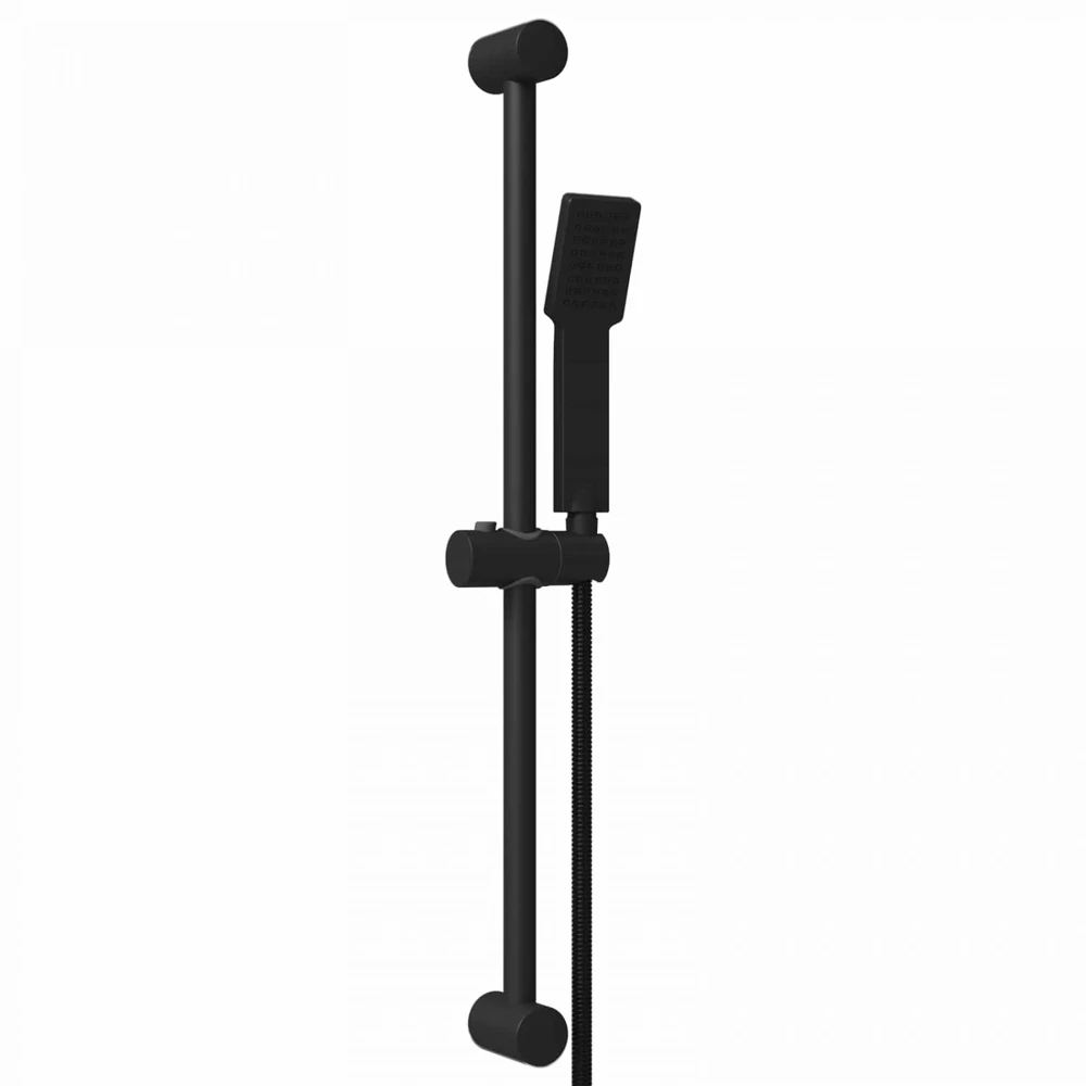 Dušo sistemos rinkinys Juoda 70 cm Nerūdijantis plienas