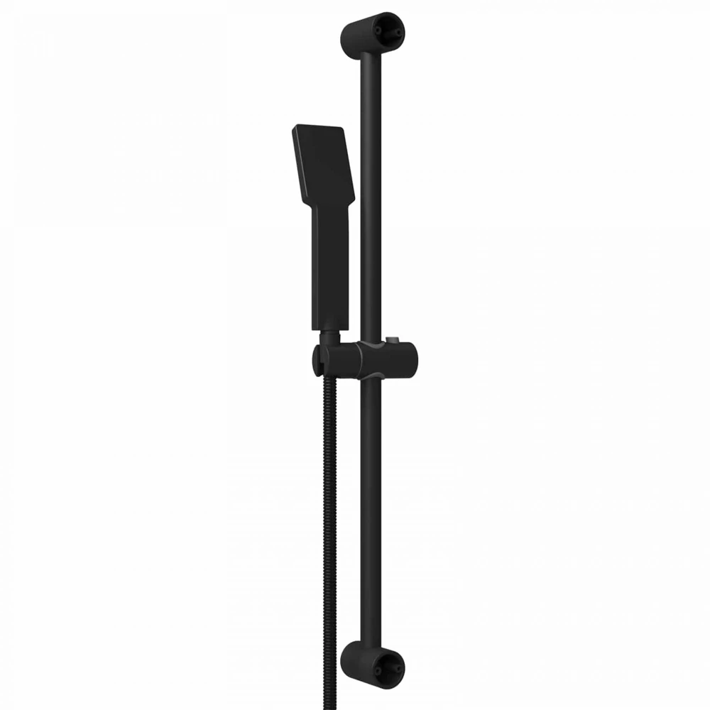 Dušo sistemos rinkinys Juoda 70 cm Nerūdijantis plienas
