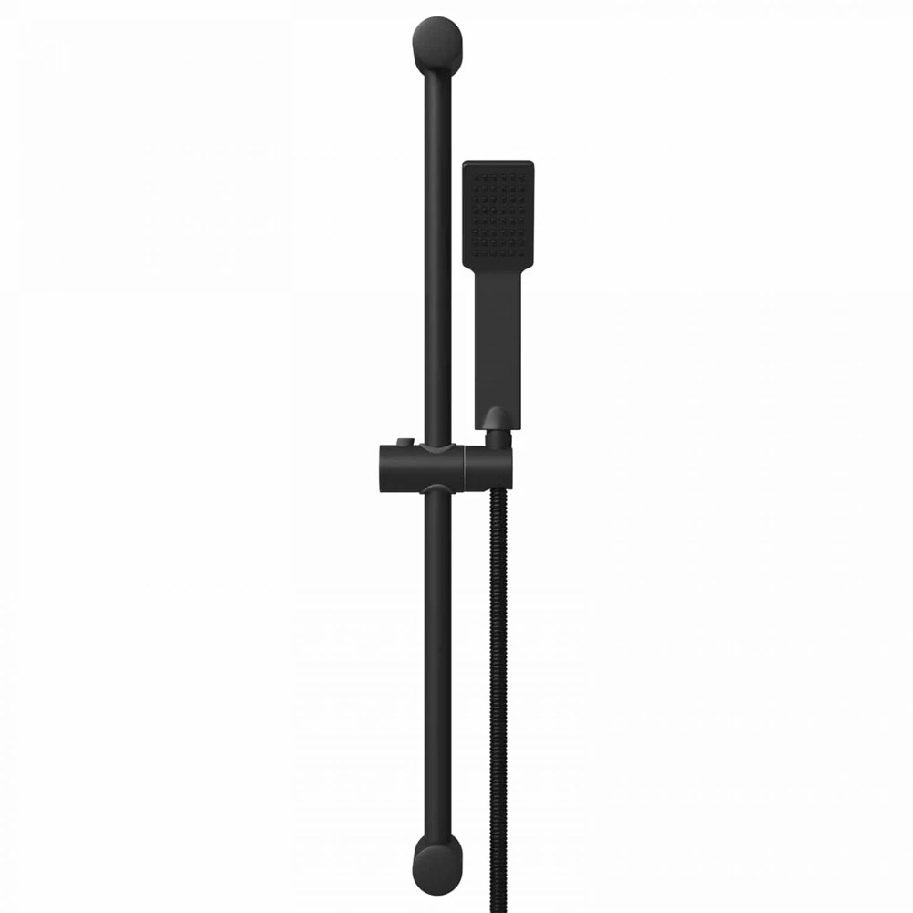 Dušo sistemos rinkinys Juoda 70 cm Nerūdijantis plienas